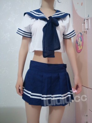 沈娇娇(甜美小娇妾) - 萝莉水手服超短裙_014