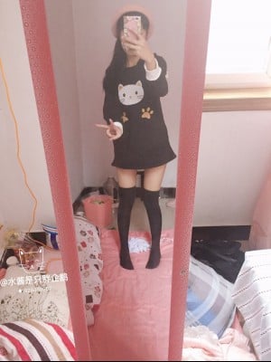 水酱是胖企鹅 - 猫猫上衣_002