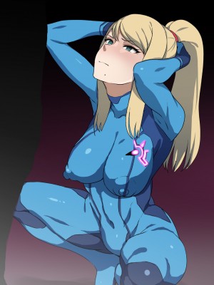 [なごやま] 洗脳されておしゃぶりしちゃうサムスさん (メトロイド) [中国翻訳]_14