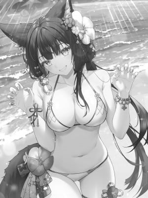 [KrapirafaS (Anjaku112)] ความคิดถึงล้นใจจากยัยตัวร้ายวาคาโมะ vol.2 (ブルーアーカイブ) [暗色答案个人汉化] [無修正] [DL版]_03