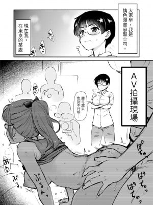 [真・聖堂☆本舗 (聖☆司)] 自分の描いた漫画が実写AVに!？せっかくなので撮影現場の見学に行ってきました。 [變態浣熊漢化組]  [DL版]_05