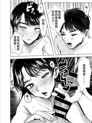 [葦の性交は罪] 叔母と甥〜姉御肌の叔母とひと夏の近親相姦浮気セックス〜後編 [中国翻訳]_a004