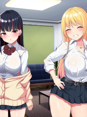 [クレージュトライ (夜太弄)] 疲れたおじさんにギャルが派遣されてちんぽ癒してくれるってマジ!？_261