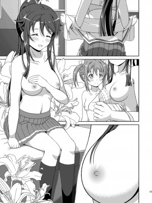 [夢幻機動舎 (比良泉)] シロミケがエッチするだけ (ハイスクール・フリート)｜小白和明明只是在色色而已 [透明声彩汉化组] [DL版]_11