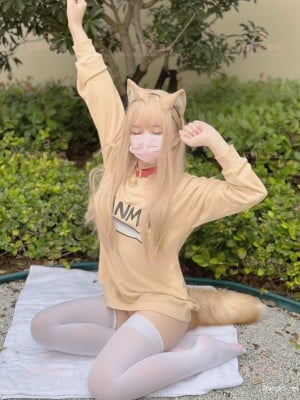 软萌兔兔酱 -  爱猫人士 with GIF_002
