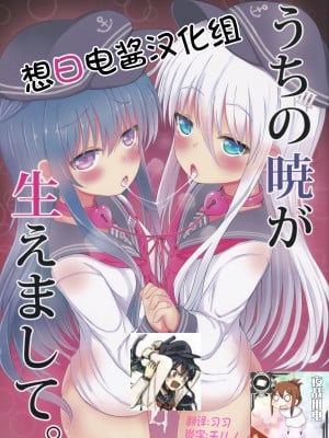 (砲雷撃戦!よーい!二十九戦目) [めんてい処 (めんていやくな)] うちの暁が生えまして。 (艦隊これくしょん -艦これ-) [想日电酱汉化组]