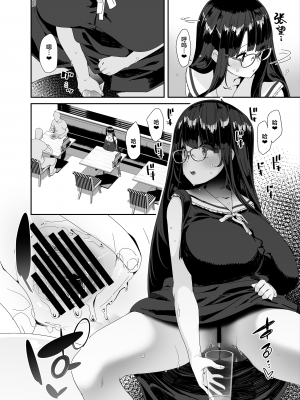 [コンディメントは8分目 (前島龍)]ドスケベ巨乳女子がショッピングモールまでおでかけオナニーする話 [葱鱼个人汉化] [DL版]_43