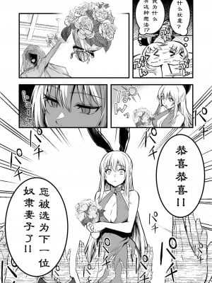 [レフトハンド] 洗脳結婚式で洗脳されてしまい、奴隷妻となってボテ腹結婚式を挙げる冒険者ちゃん／在洗脑婚礼被洗脑，成为奴隶妻，挎着西瓜肚结婚的冒险者酱 [萌纹个人汉化]_3