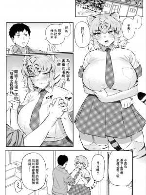 [比比山艶本 (比比山よきかな)] トラはふれあい修業中 (けものフレンズ)  [中国翻訳]_02