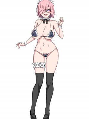 [むた] メイドマシュ (Fate／Grand Order)_55