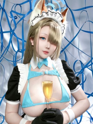 星之迟迟 2023.12月计划C-蔚蓝档案-一之濑明日奈同人女仆[91P]_81