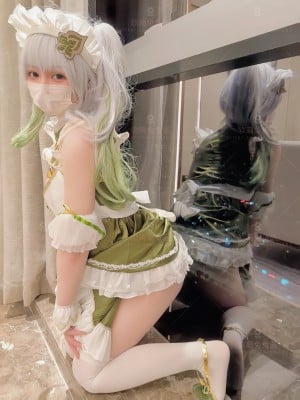 [软萌兔兔酱]反差秘书续集-小草神女仆_28