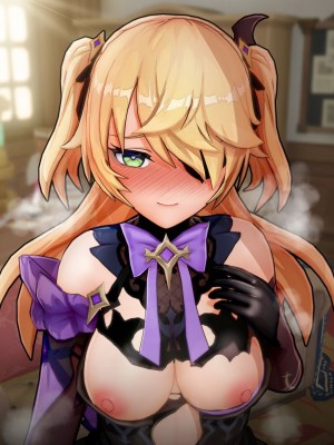 [黎欧出资汉化] [ActualE] Geo, Anemo And Dendro Girls S3X~ (Genshin Impact)_43