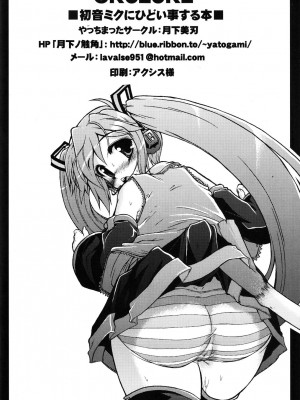 (C73) [月下美刃 (夜刀神士道)] 初音ミクにひどい事する本 (VOCALOID) [中国翻訳]_21