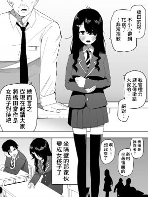 [えなりずし] 今日、隣の席の地味なヤツが 女の子になってました [Banana手工漢化]_02