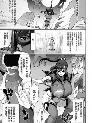 (C103) [肉りんご (カクガリ兄弟)] 日本妄想メスくノ一陵辱譚 [中国翻訳]_07_pg_07_1.73_MiB