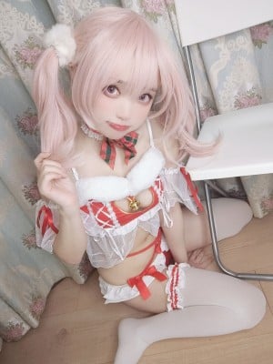 [神沢永莉] 平安夜红色分体式_034