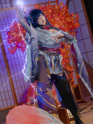 黏黏团子兔 - 3月作品原神雷电将军_07