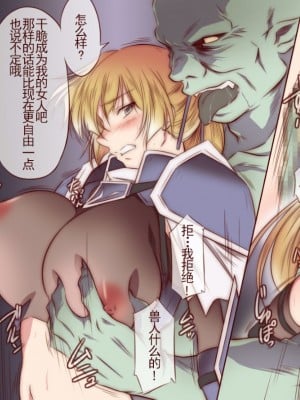 [胸垫汉化组] [金メッキ魂 (せんどりくん)] 女騎士はオークに陵辱される Ⅰ-Ⅱ [中国翻訳] [DL版]_006