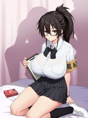 [TRY] 聽說新任風紀委員長胸部很大這回事1 [中国語] [無修正]_03