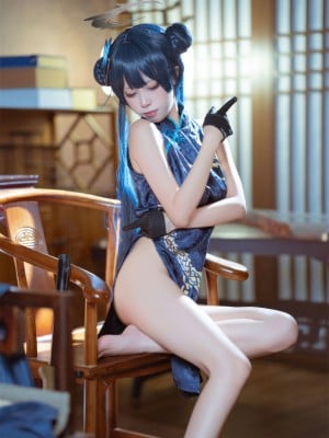 [是三不是世w] 碧蓝档案 妃咲旗袍_02