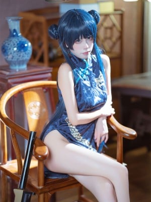 [是三不是世w] 碧蓝档案 妃咲旗袍_06