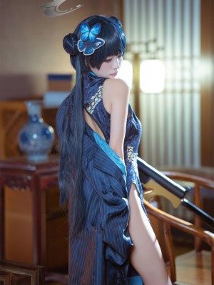 [是三不是世w] 碧蓝档案 妃咲旗袍_39