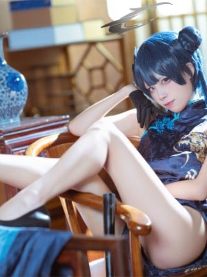 [是三不是世w] 碧蓝档案 妃咲旗袍_03