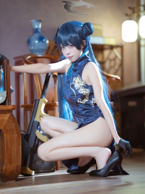 [是三不是世w] 碧蓝档案 妃咲旗袍_21