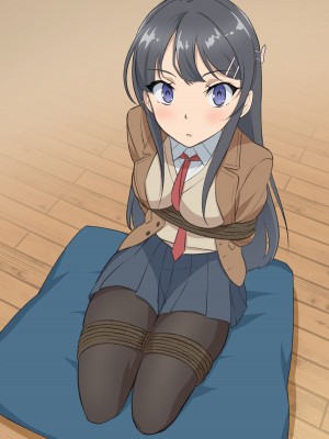 [球W] 青春ブタ野郎はバニーガール先輩を縛ってみたい [中国翻訳]_09