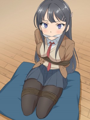 [球W] 青春ブタ野郎はバニーガール先輩を縛ってみたい [中国翻訳]_16