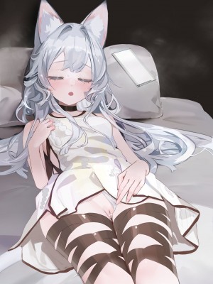 猫の幼虫·迷迭香小猫咪的刀客塔爱抚高潮疗法（明日方舟同人H·LC整合汉化组）_35