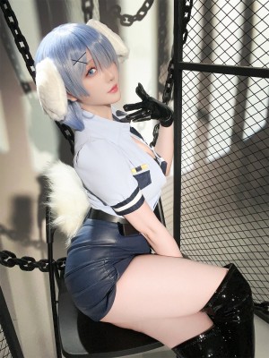 星之迟迟 - 2024年02月计划C RE0-蕾姆 狗耳警官_014