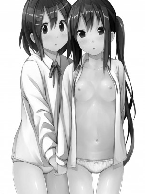 [黑条汉化] [コテラバイト (コテラ)] YUI × AZUSA (けいおん!) [DL版]_03_0003