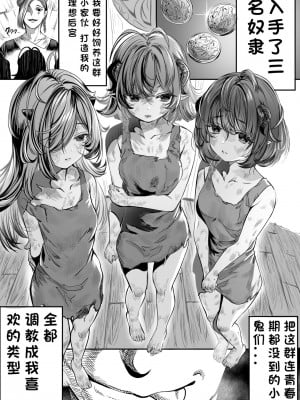 [アルデヒド(pixiv:578571)]奴隷を調教してハーレム作る(晨梦汉化组)_003