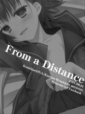 [ACG和谐区汉化] (C80) [組換DNA (水上暮菜)] From a Distance (プラナスガール)_02