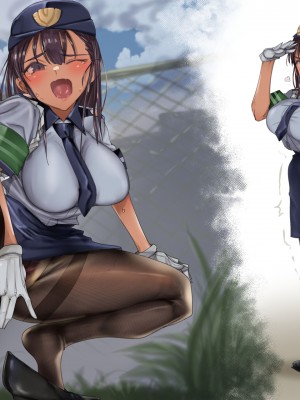[ウシハシル] ムレムレ黒スト婦警さんパトロール中!～そんなに射精(だ)したらタイーホであります～_021
