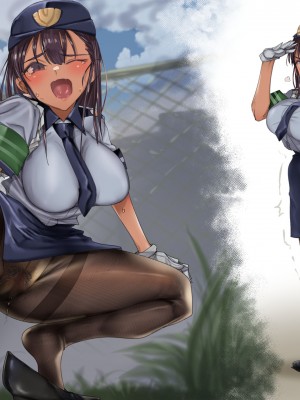 [ウシハシル] ムレムレ黒スト婦警さんパトロール中!～そんなに射精(だ)したらタイーホであります～_022