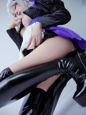 [HERESY (林檎蜜紀)] りんごみつき妄想セクションvol.9 いいなりすけべ村温泉・デカ尻デカパイ 下乳上にスケベ令呪で牛コス＆メイドを着せて好き放題しちゃうFG●槍トリアオルタのコスプレ_002