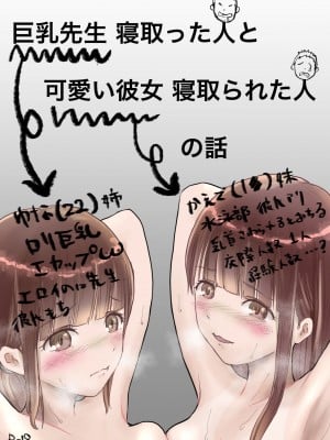 [たことかいと] 巨乳先生寝取った人と可愛い彼女寝取られた人の話 [小衣ゆうき个人机翻润色]_02