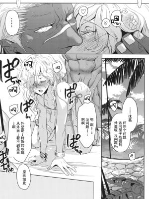 (C102) [CHERRY BLOSSOMS (ユリ)] GRM社長の夏はビーチでイチャイチャしよう (ファンタシースターユニバース) [逃亡者×真不可视汉化组]_20