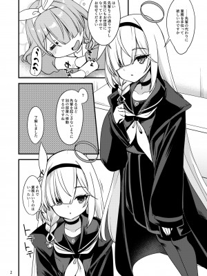 (こみトレ42) [りゅうかくさんのどあめ (極太眉毛)] プラナちゃんに当番してもらう本。 (ブルーアーカイブ)_02