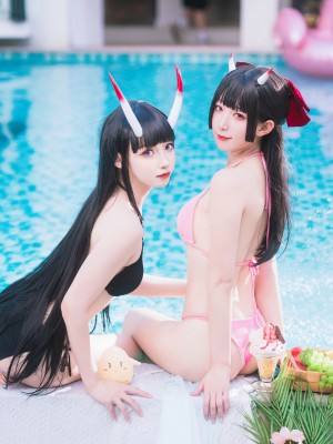 封疆疆 ＊ 祖木子 能代x酒匂泳装_22