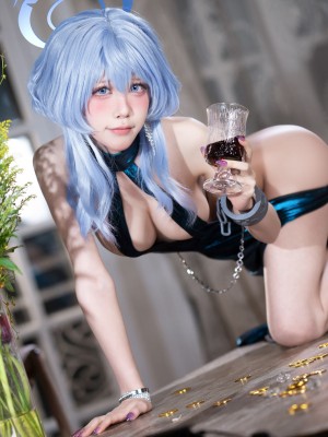 水淼aqua - 蔚蓝档案 天雨亚子礼服_033