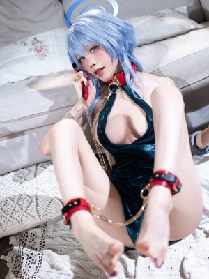 水淼aqua - 蔚蓝档案 天雨亚子礼服_070