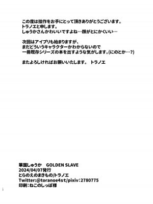 [とらのえのまきもの (トラノエ)] 華園しゅうか GOLDEN SLAVE (アイドルタイムプリパラ) [Polaris个人汉化] [DL版]_18