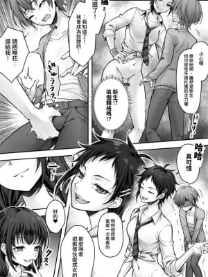 [恥辱庵 (笹ノ間にび)] ふたなりちんぽ様に陥落した彼女とメス堕ちした僕の物語 [中国翻訳]_12