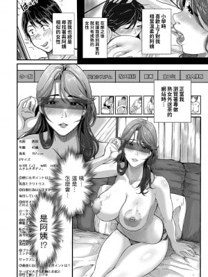 [エロの定食屋] 熟女系デリヘルを利用したら叔母さんがやってきた話 (COMIC クリベロン DUMA 2024年6月号 Vol.61) [中国翻訳]_02
