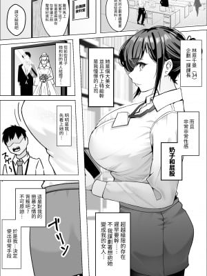 [枕木ざぶとん] 催眠アプリで爆乳上司をオナホにする話 [中国翻訳]_04