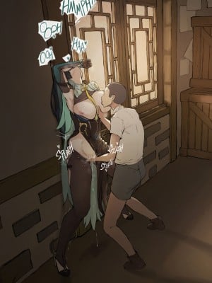 [Frozenspiderlily][Frzspiderlily] Xianyun - Back alley(text) ｜ 閑雲 - 后巷 (Genshin Impact) [无修] [English]_24